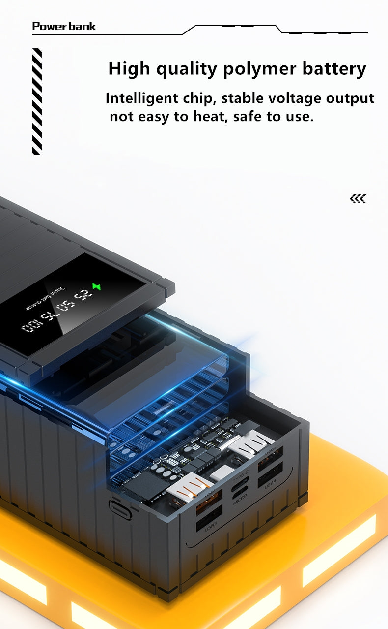 Nornss NS-26 container-style power bank featuring a 20,000mAh capacity and 22.5W fast charging.