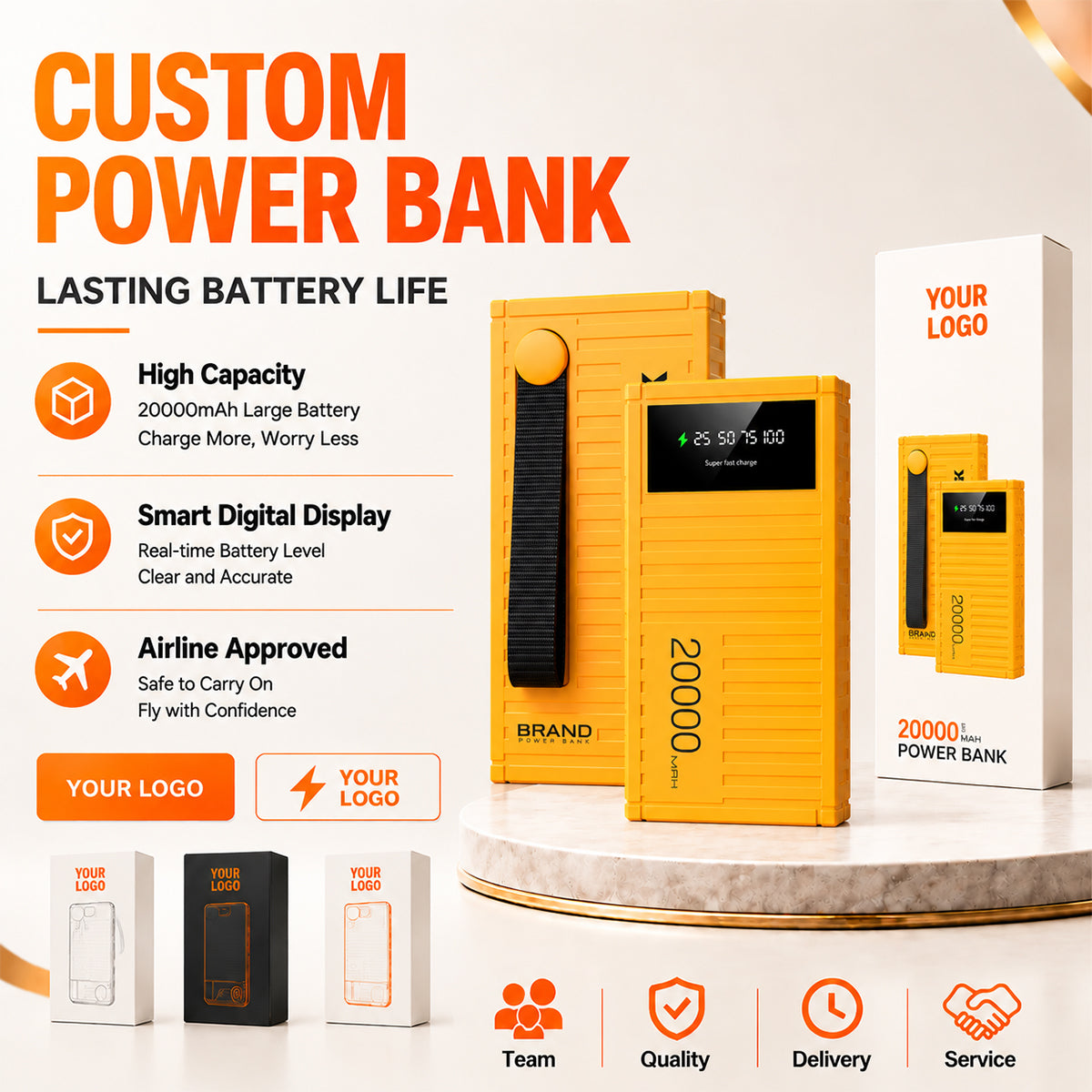 Nornss NS-26 container-style power bank featuring a 20,000mAh capacity and 22.5W fast charging.