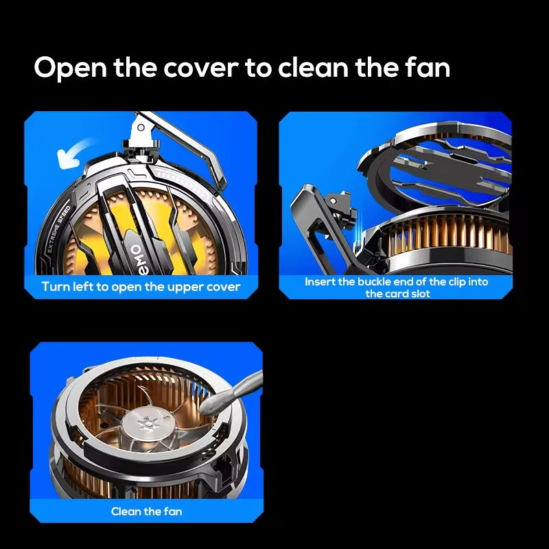 MEMO CX07 Magnetic Cooler Fan, a 15W semiconductor cooling accessory designed for mobile gaming.