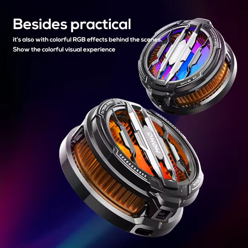 MEMO CX07 Magnetic Cooler Fan, a 15W semiconductor cooling accessory designed for mobile gaming.