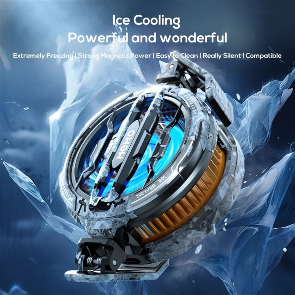 MEMO CX07 Magnetic Cooler Fan, a 15W semiconductor cooling accessory designed for mobile gaming.