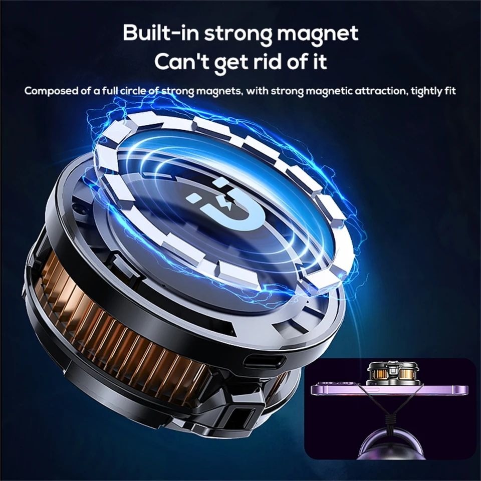 MEMO CX07 Magnetic Cooler Fan, a 15W semiconductor cooling accessory designed for mobile gaming.